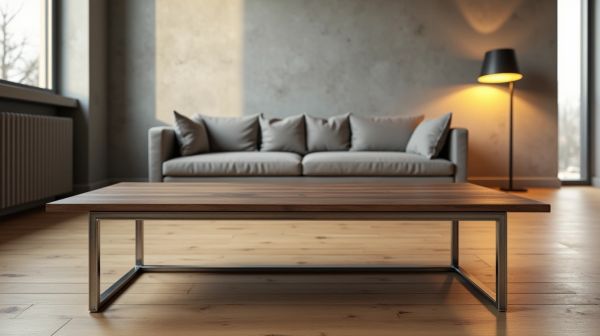 Découvrez la table basse industrielle : style et praticité !