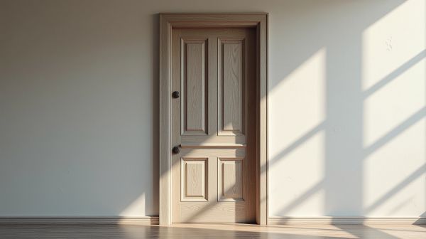 Isoler facilement une vieille porte d'entrée en bois et améliorer l'étanchéité