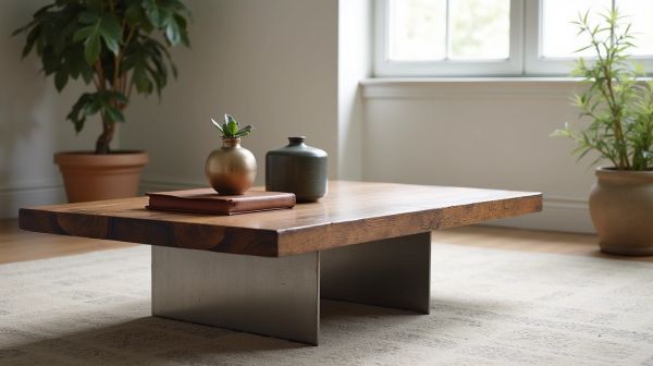 Les meilleures tables basses industrielles : allier esthétique et efficacité