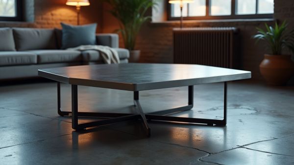 Les meilleures tables basses industrielles : allier esthétique et efficacité